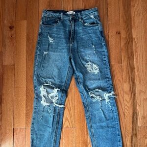 Women’s Distressed Blue Jean